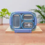 Smile Theme Bento Lunch Box | 3 compartment lunch box - Image 3