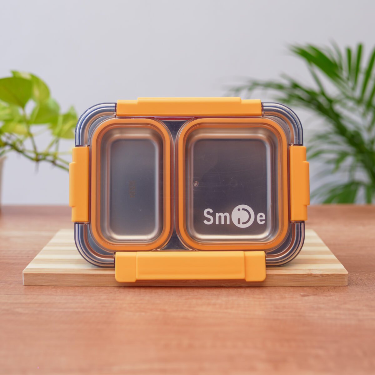 Smile Stainless Steel Bento Lunch Box 100 % Leakproof - Image 4