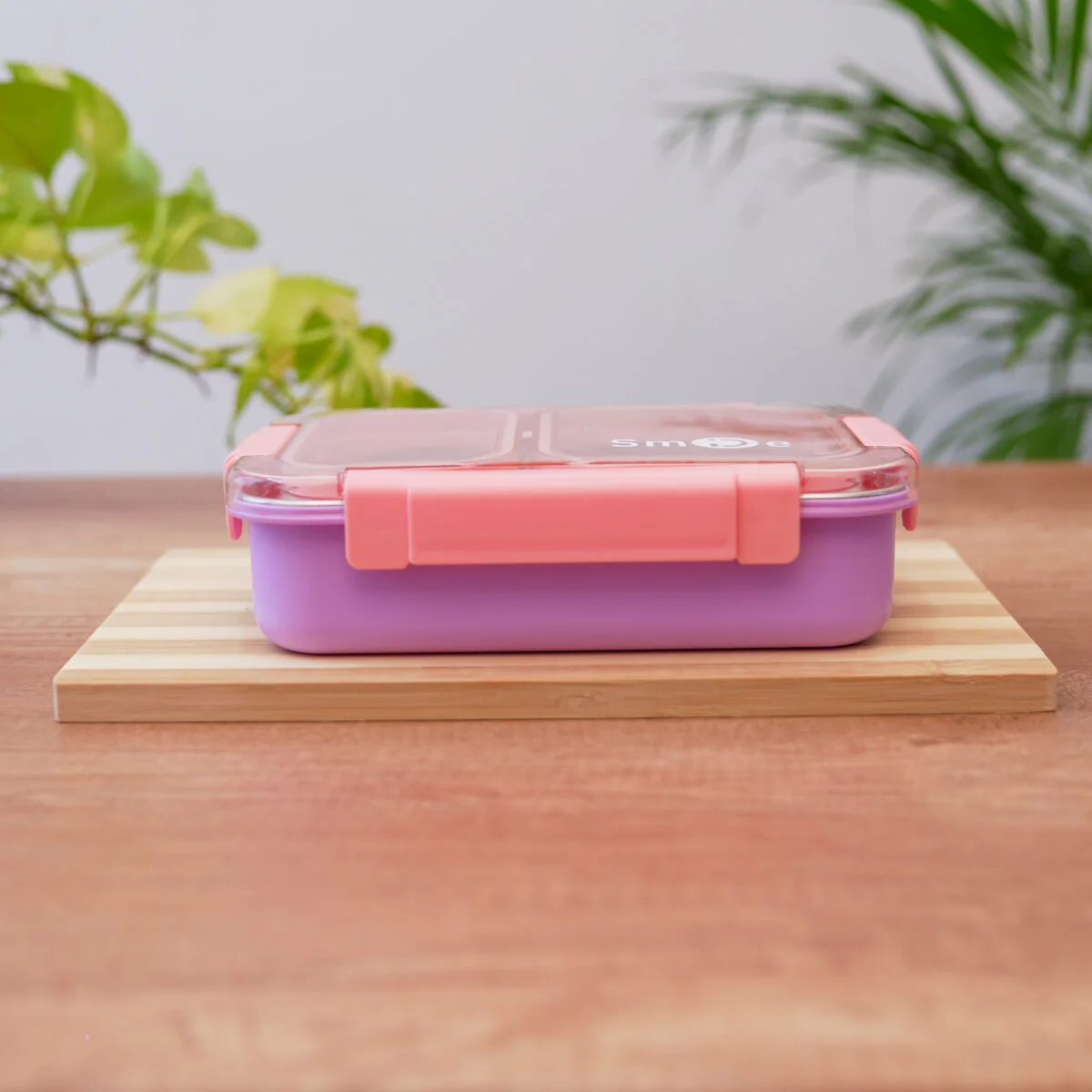 Smile Stainless Steel Bento Lunch Box 100 % Leakproof - Image 2