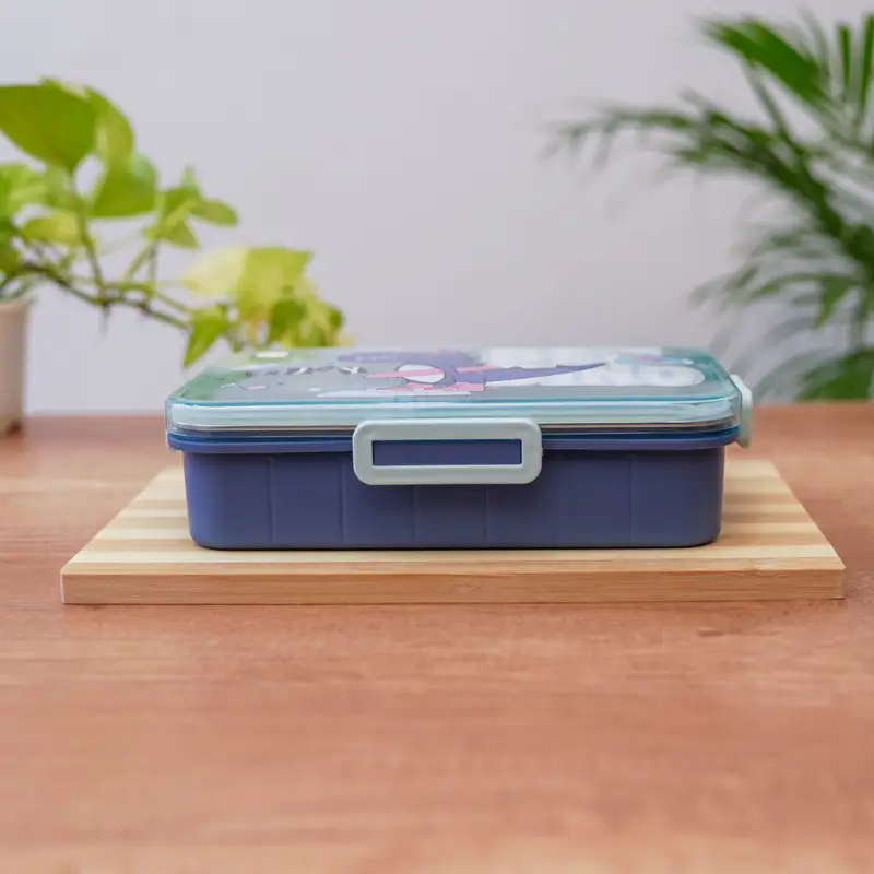 Dino Lunch Box for Kids // Dino Bento Lunch Box // Dino 3 Compartment Lunchbox // Dino Stainless Steel Lunchbox // Bento Lunch Box, Tiffin Box -750 ML - Image 3