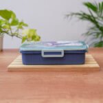 Dino Lunch Box for Kids // Dino Bento Lunch Box // Dino 3 Compartment Lunchbox // Dino Stainless Steel Lunchbox // Bento Lunch Box, Tiffin Box -750 ML - Image 3