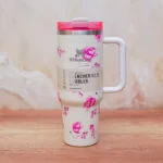 White Roses Stanley tumbler - The Quencher H2.O FlowState™ Tumbler