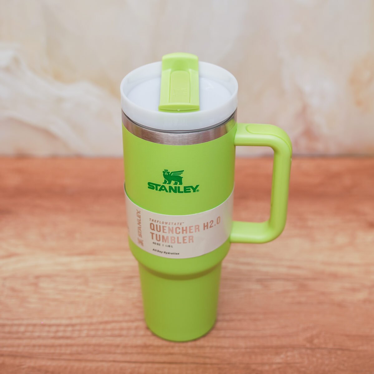 Lime Green Stanley tumbler - The Quencher H2.O FlowState™ Tumbler - Image 2