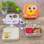 Super 3D Bird Lunch Box – Stainless Steel Insulated Tiffin for School with Spoon, BPA-Free | Leak-Resistant Bento Box with Tray & Container