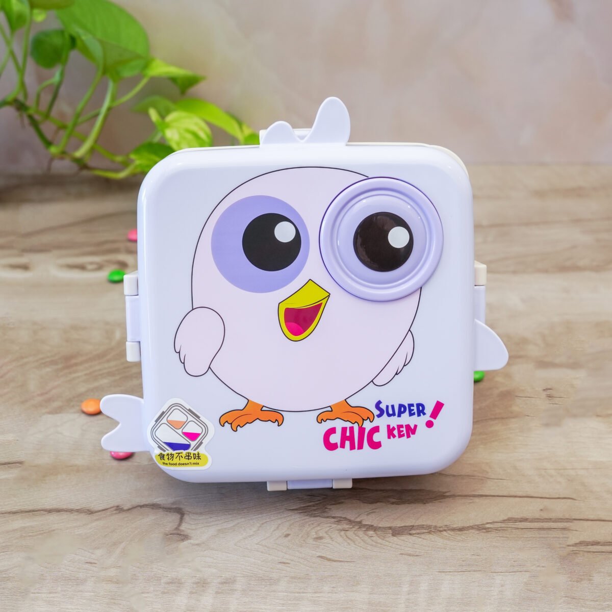 Super 3D Bird Lunch Box – Stainless Steel Insulated Tiffin for School with Spoon, BPA-Free | Leak-Resistant Bento Box with Tray & Container - Image 2