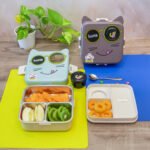 Cute 3D Cat Shaped Bento Lunch Box for Kids & Adults | Leak-Proof, BPA-Free with Cutlery | 1120ML + 70ML Stainless Steel Lunch Box for School & Office
