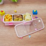 Meal Buddy Lunchbox | Stainless Steel | Solid Snacks & Meals | 3 Grid