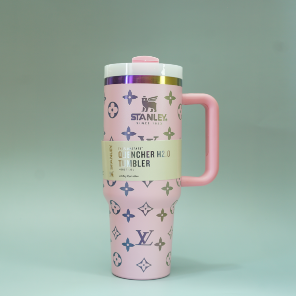 Light pink LV Stanley tumbler - The Quencher H2.O FlowState™ Tumbler