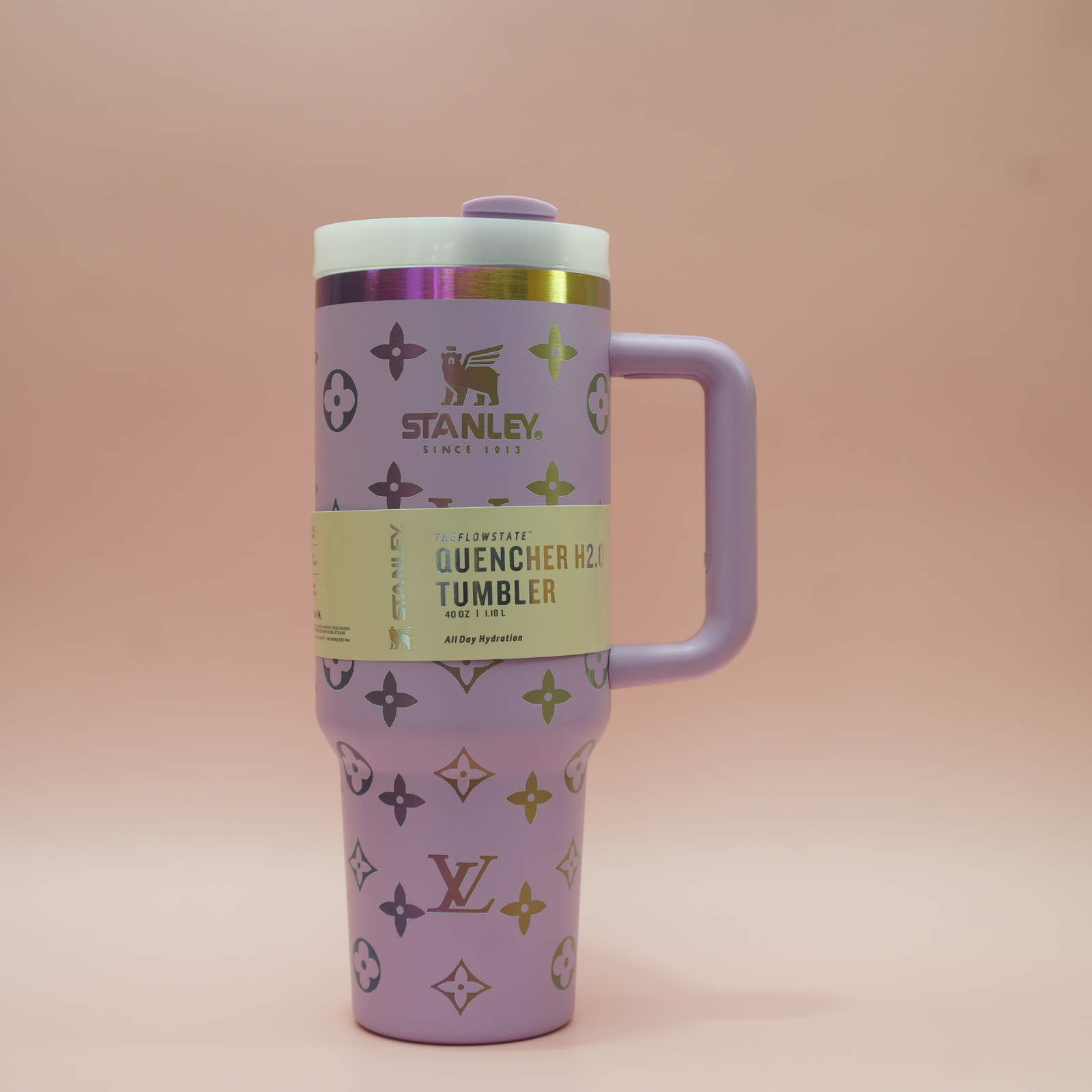 IMG_0019.JPG Purple LV Stanley Tumbler - Image 1