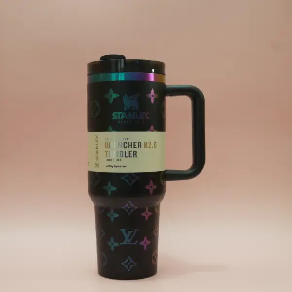 Black LV Stanley tumbler - The Quencher H2.O FlowState™ Tumbler