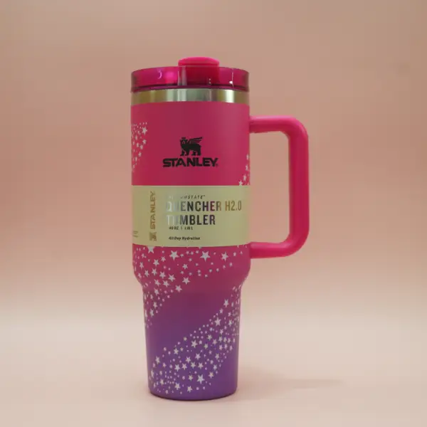 Barbie edition pink/purple Stanley tumbler - The Quencher H2.O FlowState™ Tumbler