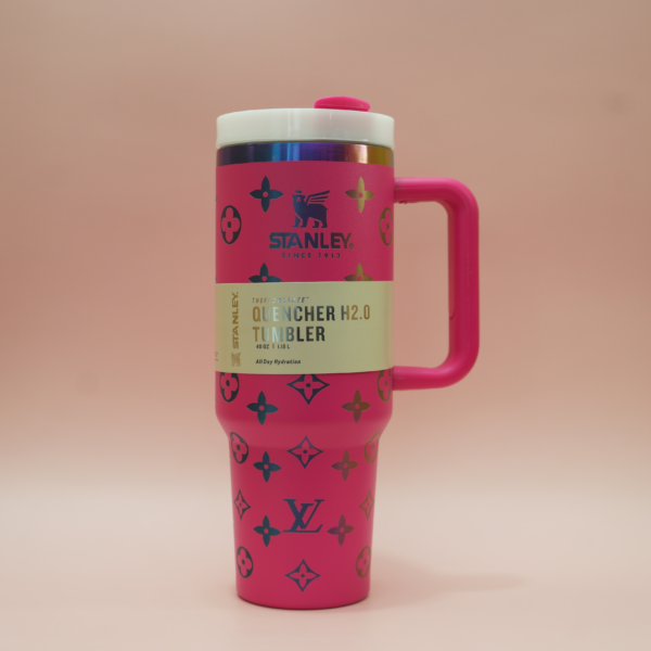 Barbiepink LV Stanley tumbler - The Quencher H2.O FlowState™ Tumbler