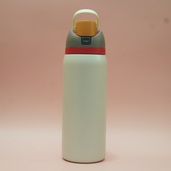 Water Bottle with Portable Lid Metal Vacuum Insulated Stainless Steel
