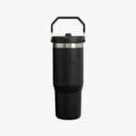 Black Stanley IceFlow 2.0 Flip Straw Tumbler with Handle 30 oz - Image 3