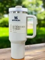 White stainless steel tumbler Stainless Steel Tumbler - Image 2